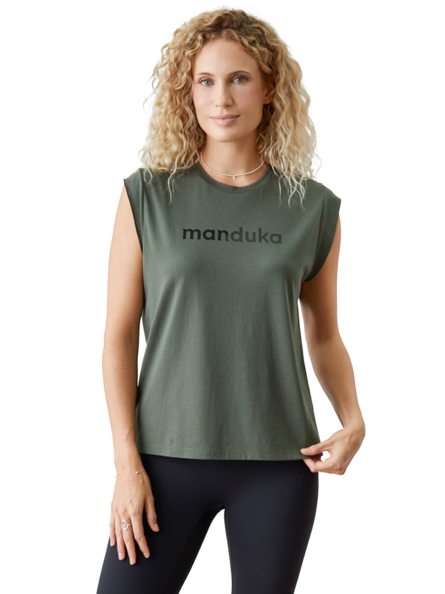 Manduka マンドゥカ ウォリアー Tシャツ/マンドゥカ レディース ヨガウェア トップス ノースリーブ W Warrior Tee 24FW-レディースウェア-アース-US XSサイズ (7-9号)-
