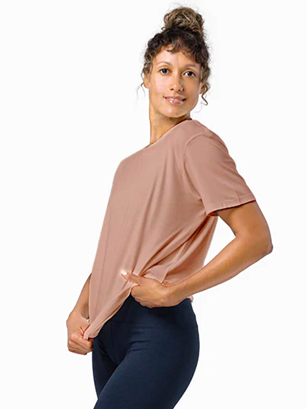 Manduka マンドゥカ ヴィンヤサ Tee/マンドゥカ レディース ヨガウェア トップス 半袖 Tシャツ W Vinyasa Tee 24FW-レディースウェア-