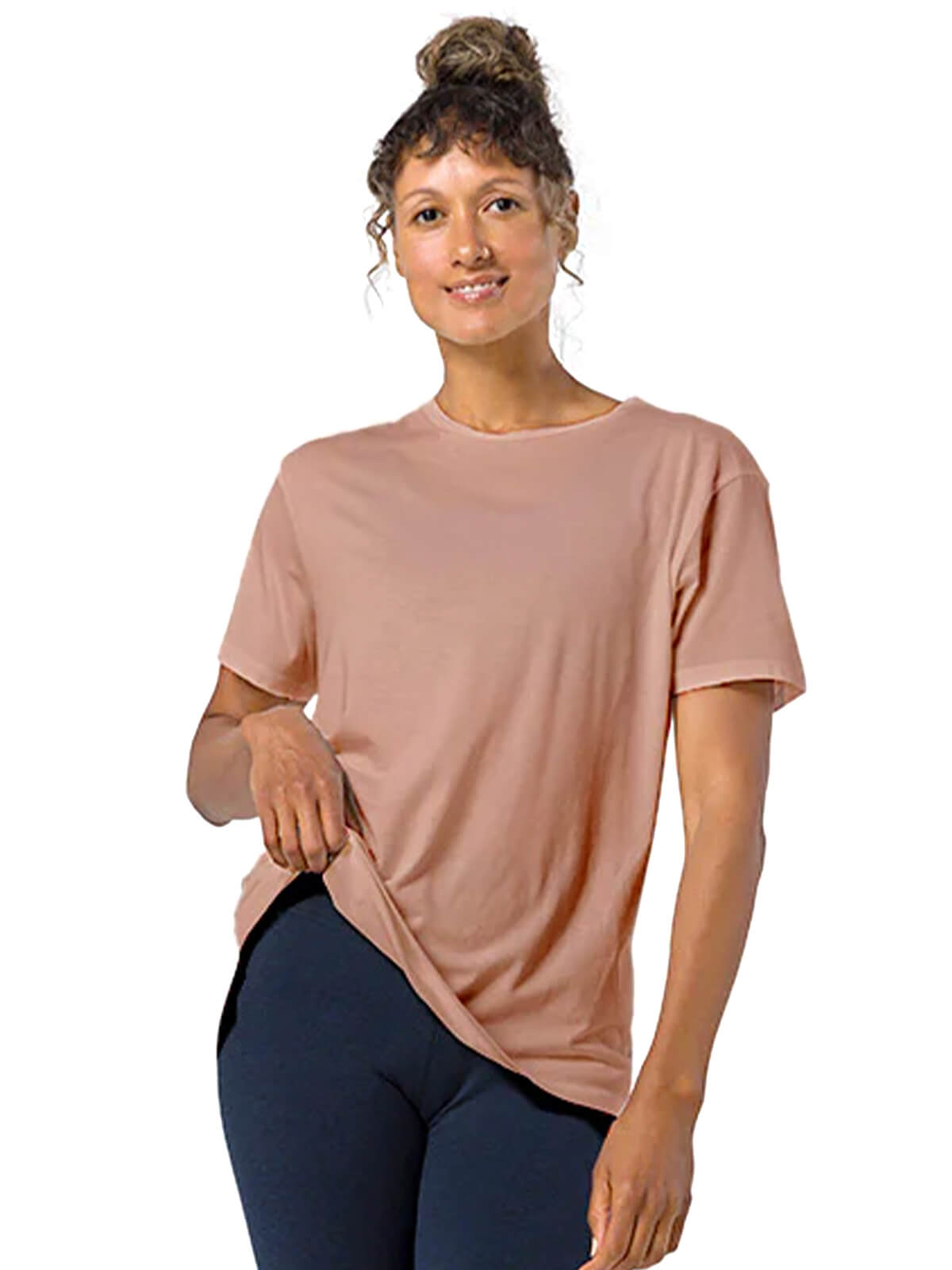 Manduka マンドゥカ ヴィンヤサ Tee/マンドゥカ レディース ヨガウェア トップス 半袖 Tシャツ W Vinyasa Tee 24FW-レディースウェア-デザート-US XSサイズ (7-9号)-