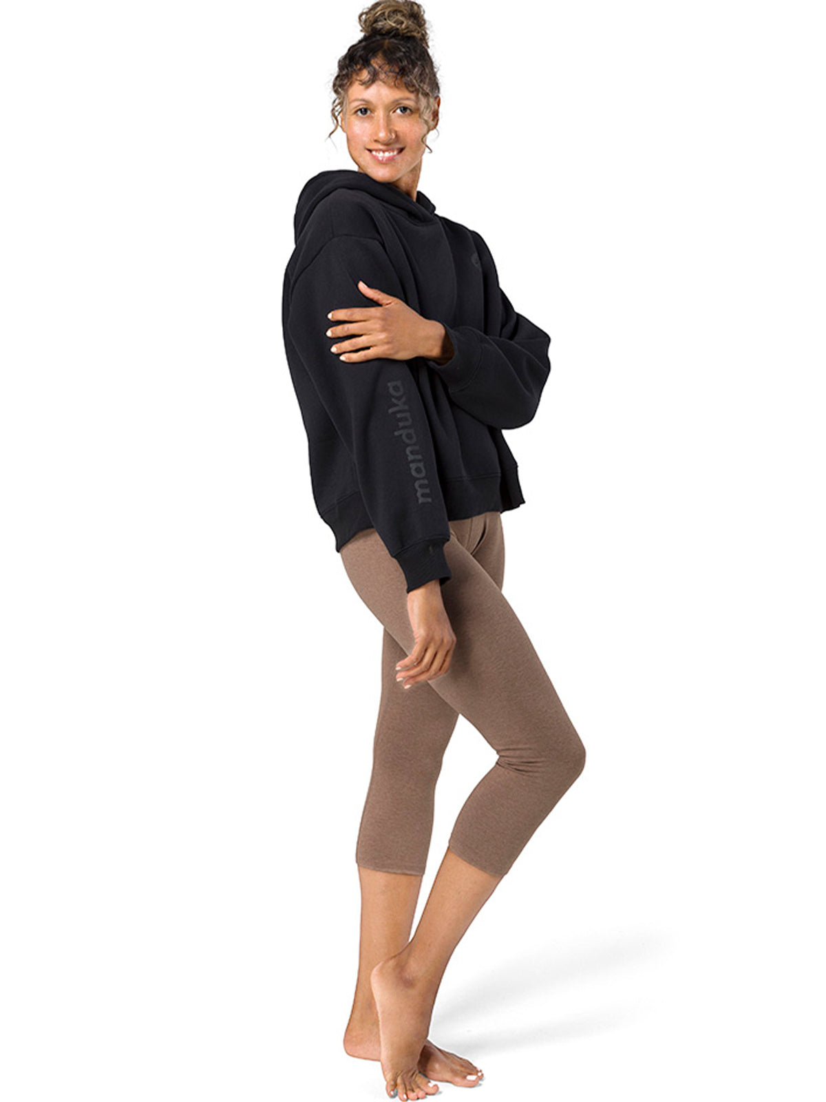 Manduka マンドゥカ ハーフムーン フーディー/マンドゥカ レディース ヨガウェア トップス 長袖 パーカー W Half Moon Hoodie 24FW-レディースウェア-