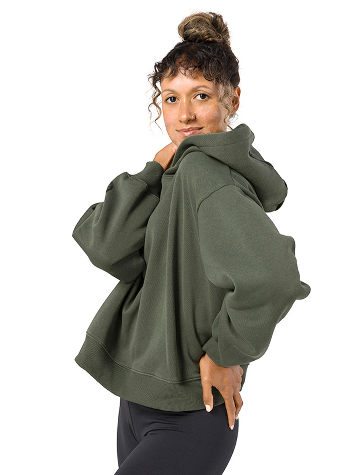 Manduka マンドゥカ ハーフムーン フーディー/マンドゥカ レディース ヨガウェア トップス 長袖 パーカー W Half Moon Hoodie 24FW-レディースウェア-アース-US Sサイズ (9-11号)-即納