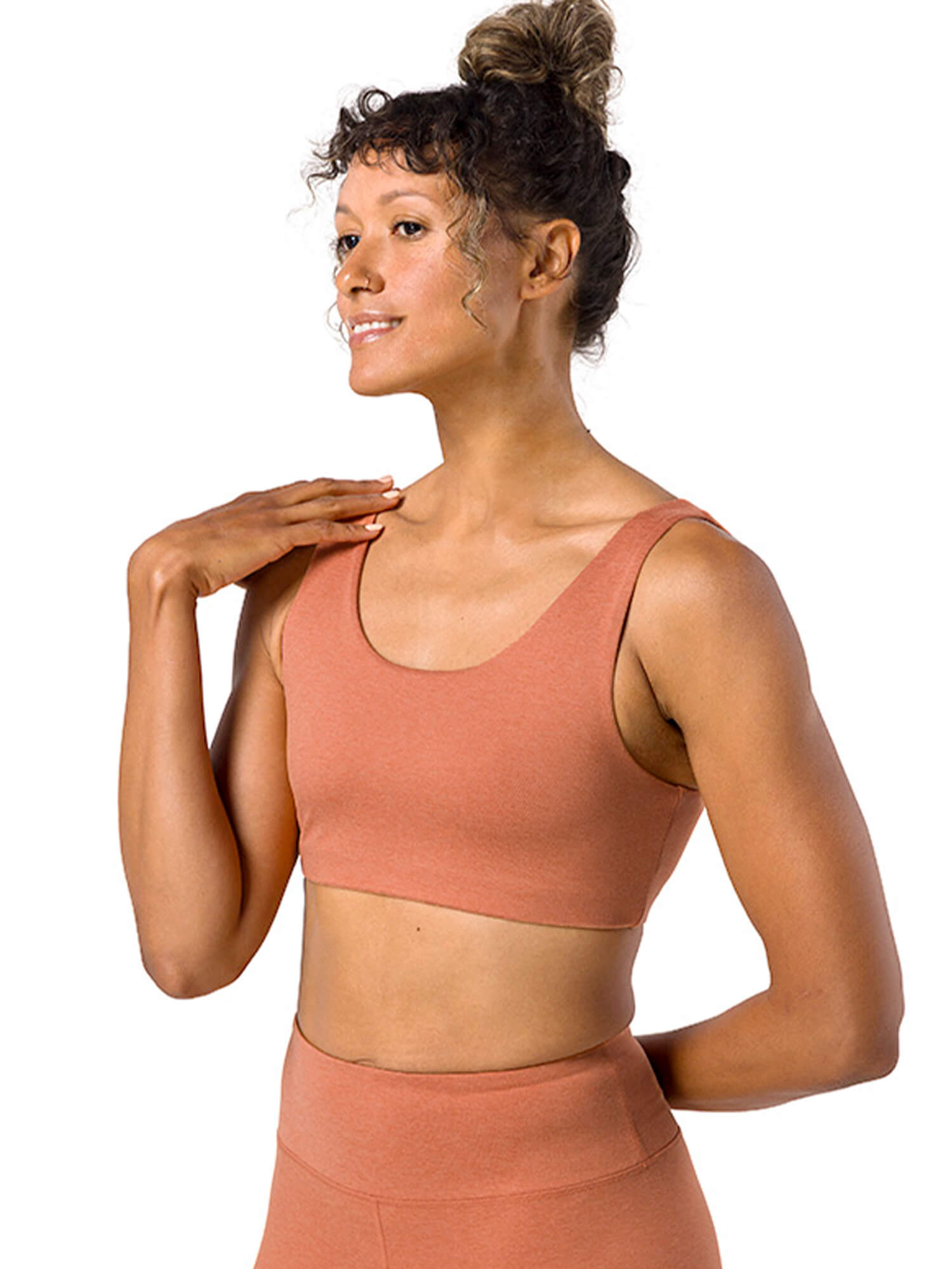 Manduka マンドゥカ ダーラ ブラ/マンドゥカ レディース ヨガウェア トップス ブラトップ W Dhara Bra 24FW-レディースウェア-クレイヘザー-US Sサイズ (9-11号)-