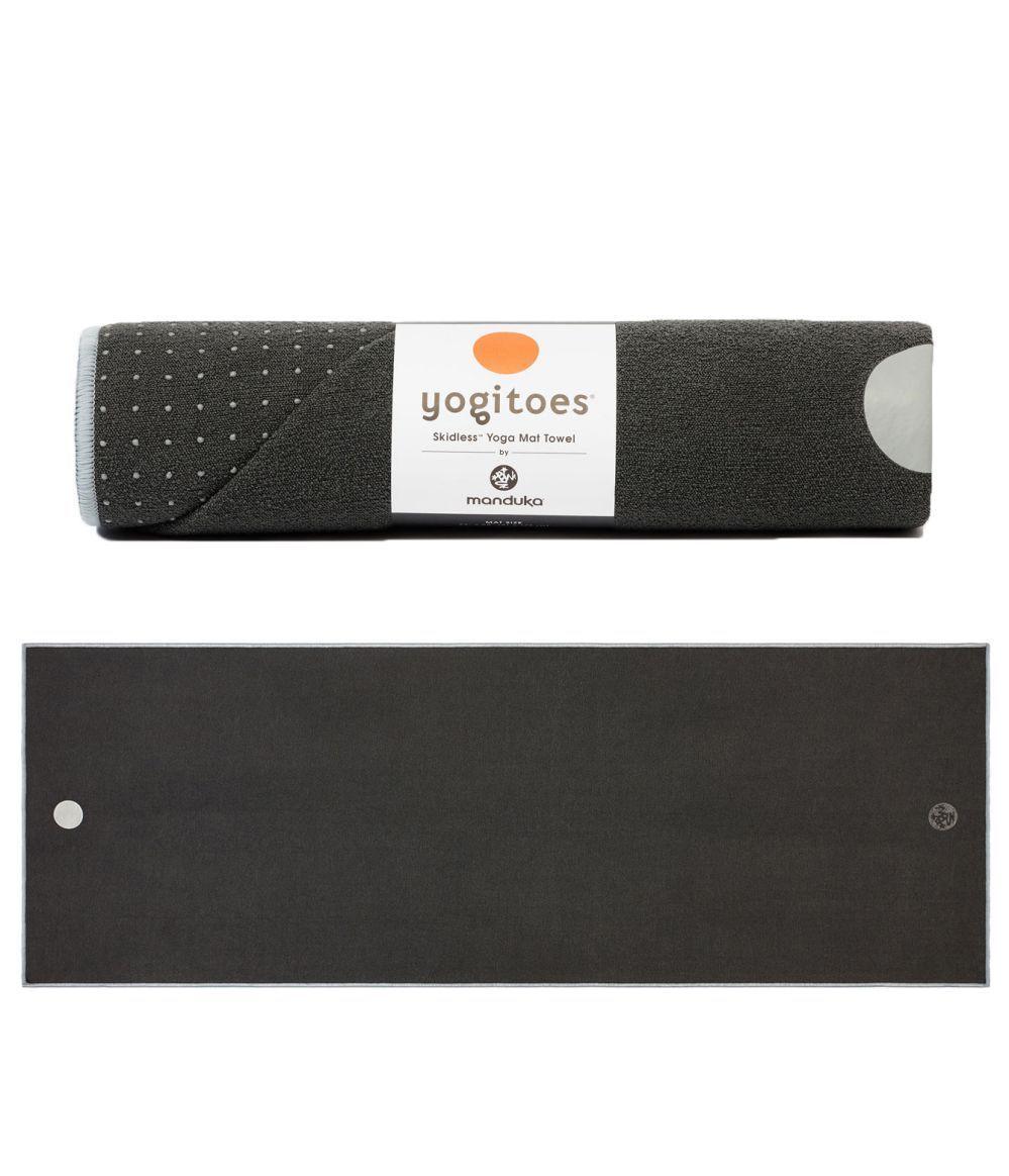 Manduka マンドゥカ YOGITOES r スキッドレス マット / ヨガラグ ヨガタオル-ヨガラグ・ヨガタオル-グレー-通常(61x180cm)-即納
