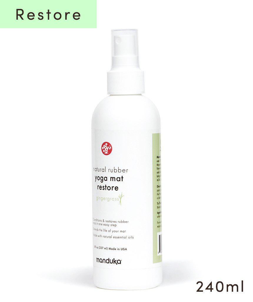 Manduka マンドゥカ マットウォッシュ リフレッシュ&リストア 8oz(240ml) ヨガマットケア スプレー-ヨガマットクリーナー-ジンジャーグラス(リストア)-8oz(240ml)-即納
