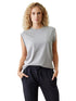 Manduka マンドゥカ ウォリアー Tシャツ／マンドゥカ レディース ヨガウェア トップス ノースリーブ W Warrior Tee 24FW-レディースウェア-ヘザーグレー-US XSサイズ (7-9号)-