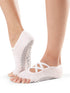 Manduka マンドゥカ [ToeSox] Elle エル（Half-Toe／つま先なし）グリップ ソックス ／ ヨガ ピラティス 滑り止め付 靴下 24SS-ヨガアクセサリー・雑貨-バレーピンク-S 22.5-24.5cm-