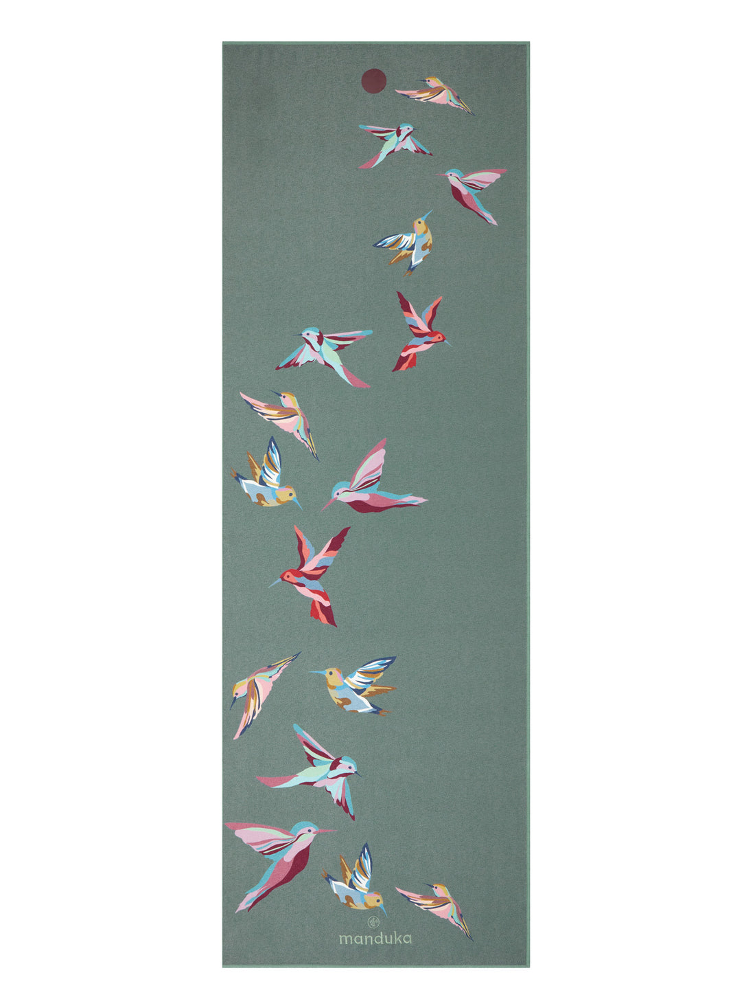 YOGITOES rスキッドレス マット Hummingbird 柄 プリント / ヨギトース ヨガラグ ヨガタオル 26SS ※クーポン対象外