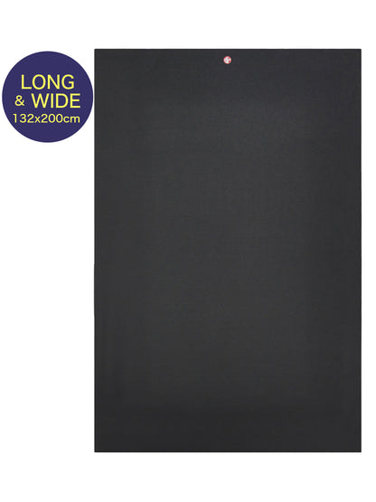 PRO ロング＆ワイド ヨガマット 6mm (132cm×200cm）25FW ブラックマット