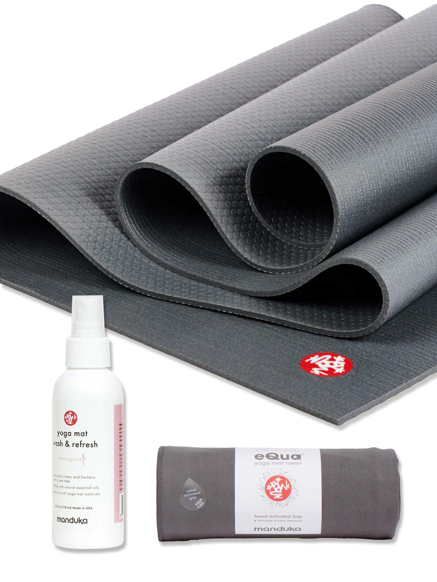 3点セット[10%OFF] ヨガスターターキット PROlite ヨガマット（5mm） / eQua ヨガタオル / mat wash クリーナー（120ml）[SALE] -Manduka マンドゥカ ヨガマット ヨガグッズ ヨガウェア ヨガ