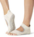 Manduka マンドゥカ [ToeSox] Bellarina ベラリナ（Half-Toe／つま先なし） グリップ ソックス ／ ヨガ ピラティス 滑り止め付 靴下 24SS-ヨガアクセサリー・雑貨-オートミール-S 22.5-24.5cm-